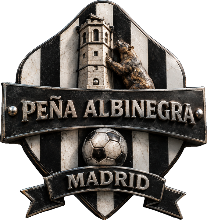 Escudo de la Peña Albinegra Madrid